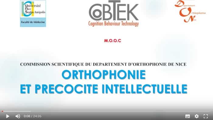 Orthophonie et précocité intellectuelle